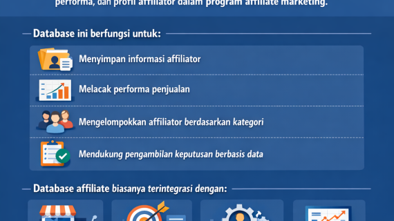 Database Affiliate: Fondasi Utama Membangun Sistem Affiliate Marketing yang Scalable