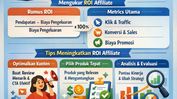 ROI Affiliate: Cara Mengukur dan Meningkatkan Return on Investment dalam Affiliate Marketing