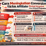 Cara Meningkatkan Conversion TikTok Affiliate: Strategi Mengubah View Menjadi Penjualan