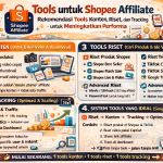 Tools untuk Shopee Affiliate: Rekomendasi Tools Konten, Riset, dan Tracking untuk Meningkatkan Performa
